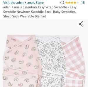 Disney baby Arden + Anais Swaddle Princesses Brand New!